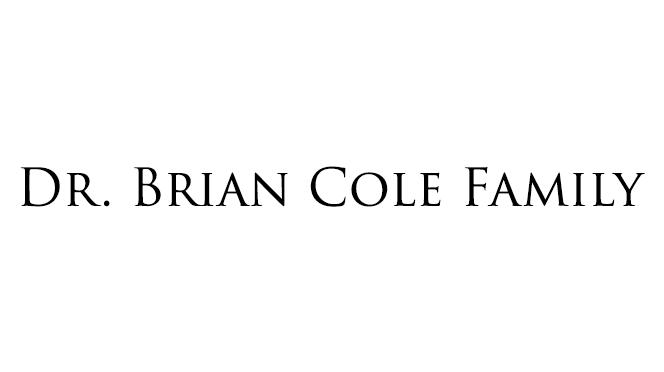 Dr. Brian Cole family